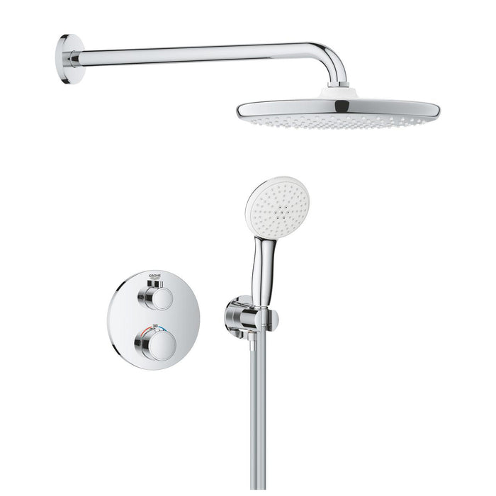 GROHE 10 399 600 TEMPESTA 250 Grohtherm Conjunto empotrado con ducha mural Cromo