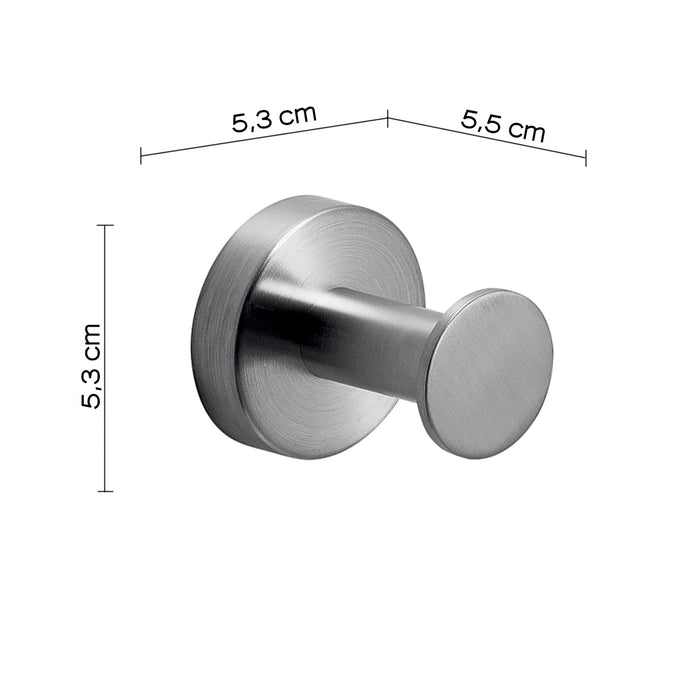 GEDY 50273800000 PROJECT Simple Brushed Hook