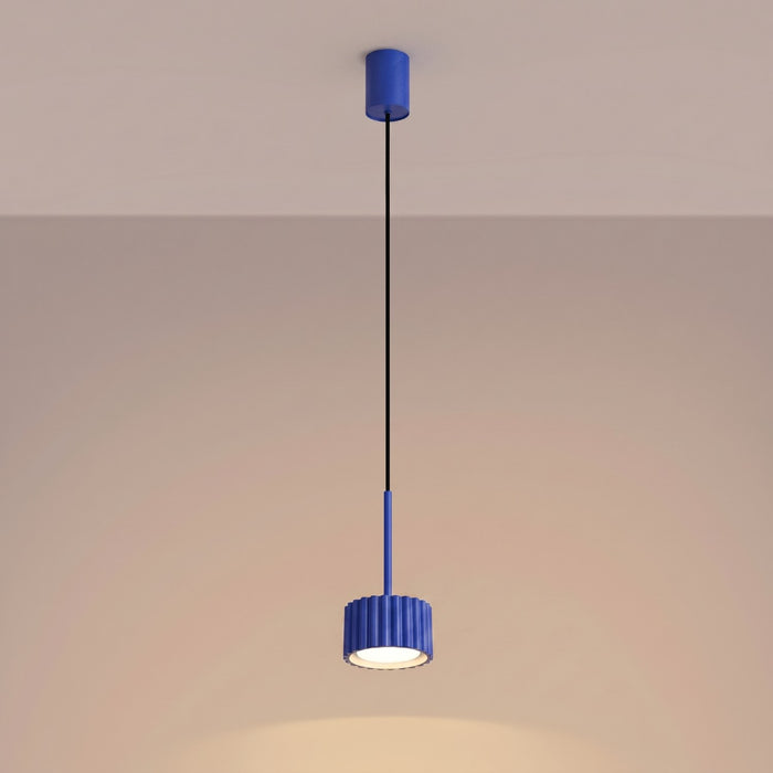 SOLLUX SL.2682 Lámpara colgante AURA 1 ultramarino Gx53