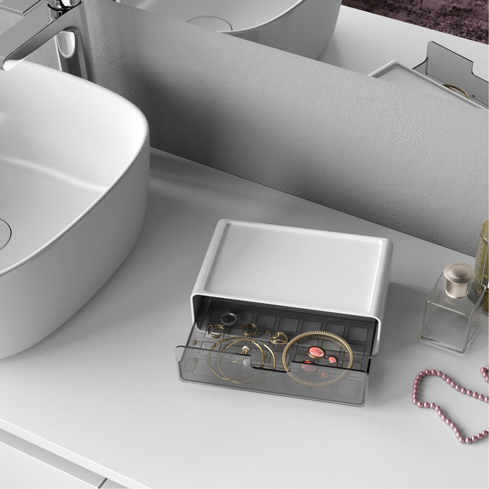 GEDY 63022200300 SEVENTY Caja Apilable Blanco