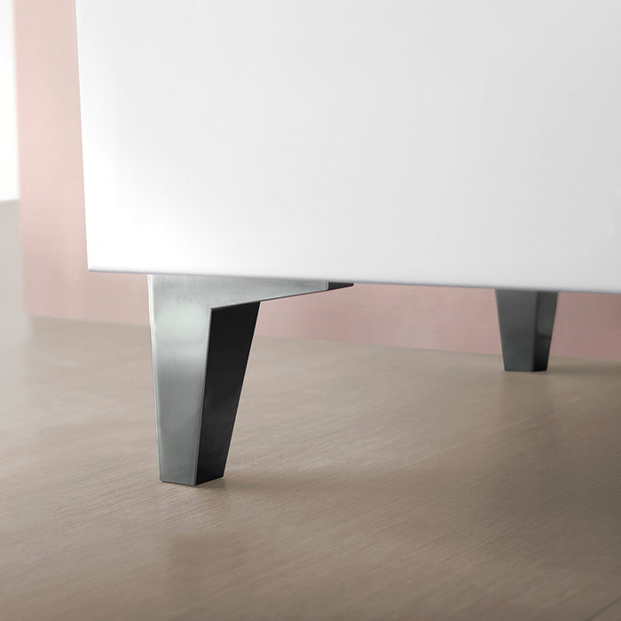 AMIZUVA C0073827 SUKI Mueble de Baño con Lavabo 6 Cajones 120 cm Nogal Arenado