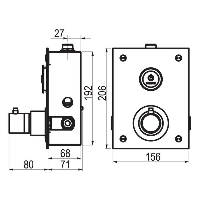 PRESTO 79451 Domo Touch DT Cromo