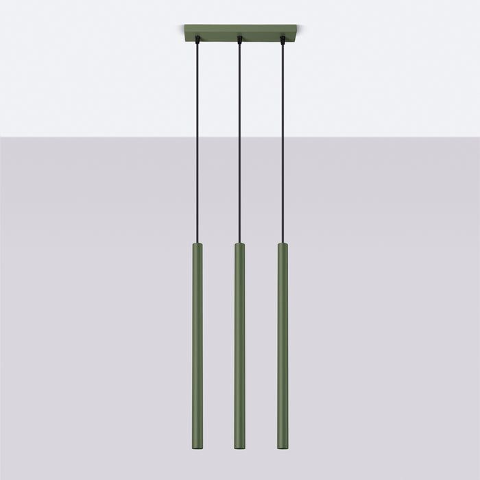 SOLLUX SL.1520 Lámpara colgante PASTELO 3 verde oliva verde oliva