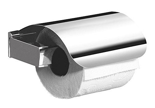 GEDY 55251300200 Kent Portarrollos con tapa Cromo