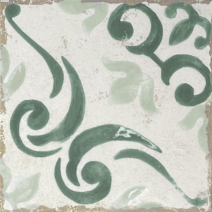 DUNE BARRAQUETES VERDE 20x20 Porcelánico