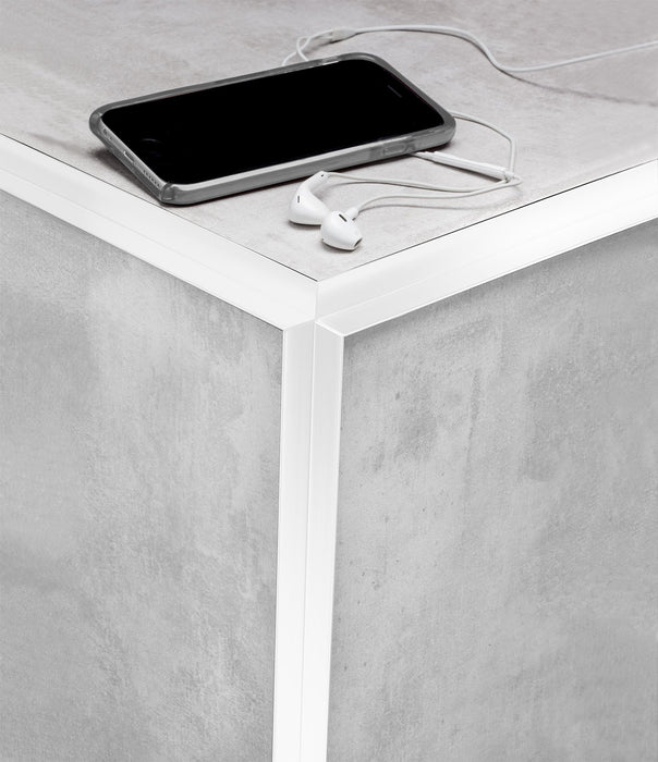 EMAC NOVOPILASTRA Perfil Aluminio Blanco