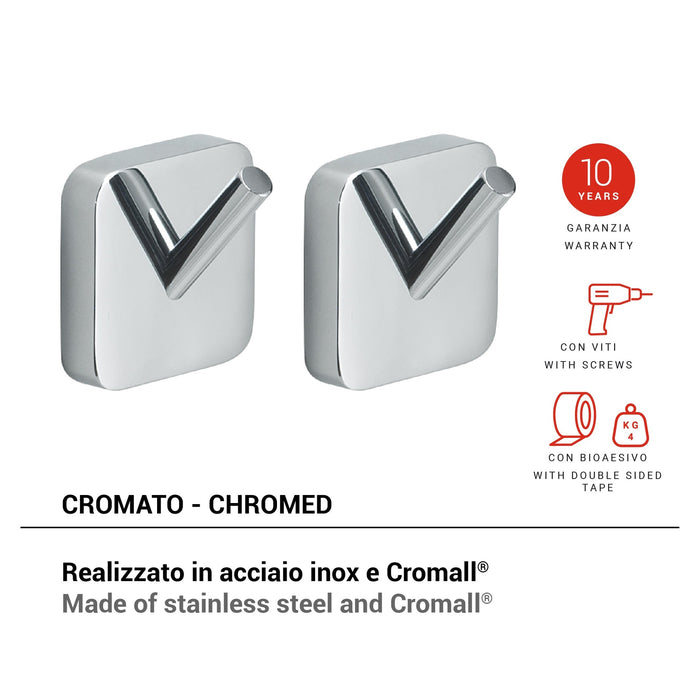 GEDY TO271300100 TONGA Percha Cromo