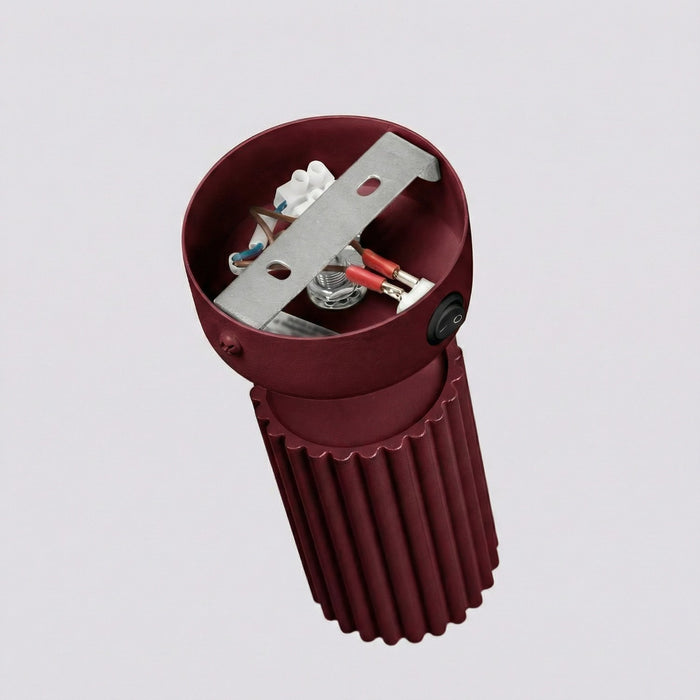 SOLLUX SL.1920 Aplique de pared KARBON burdeos con interruptor