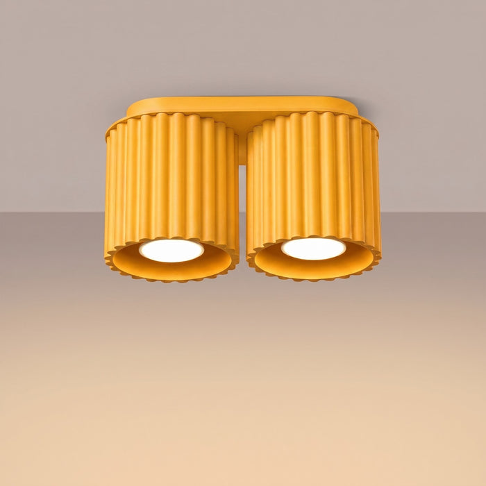 SOLLUX SL.2414 Plafón AURA 2 amarillo GU10