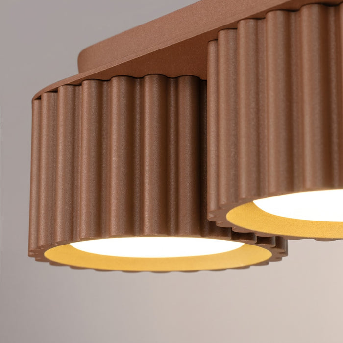 SOLLUX SL.2633 Plafón AURA 3 moca Gx53