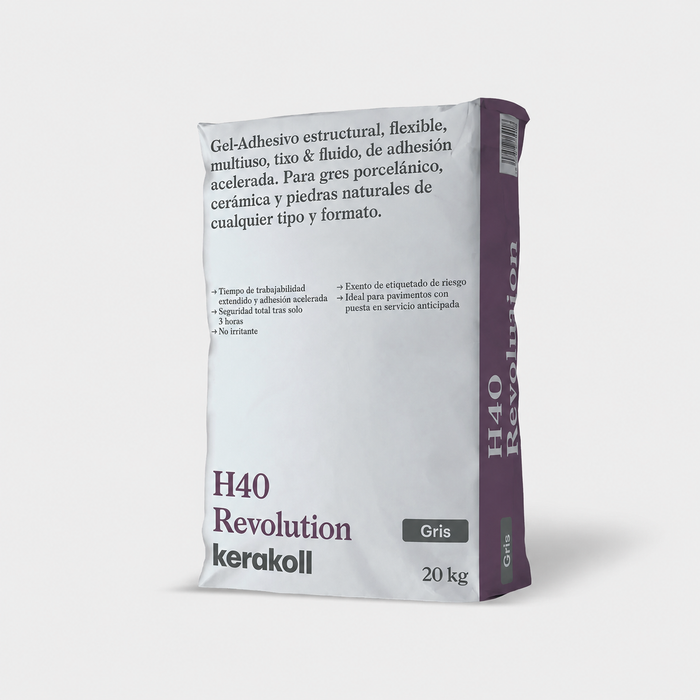 KERAKOLL K76443 H40 REVOLUT GRIS 20 kg