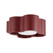 SOLLUX SL.3367 Lámpara De Pared Ovio Burdeos Gx53