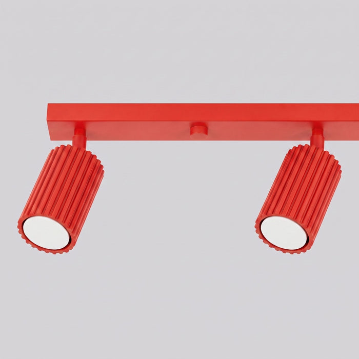 SOLLUX SL.2368 Plafón KARBON 4L rojo