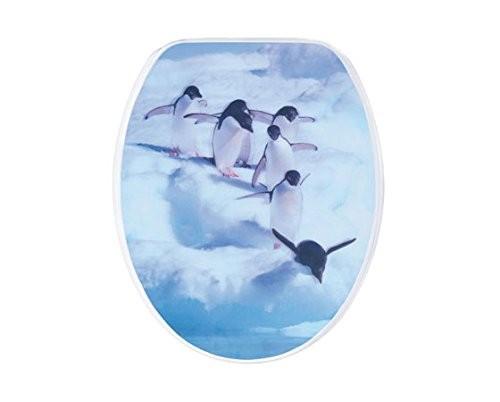 GEDY CO418600200 Tapa Wc G-Granato Dibujo Pinguino 3D