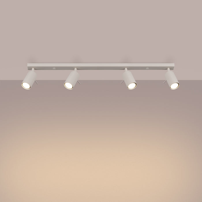 SOLLUX SL.1498 Lámpara de techo RING 4L beige beige