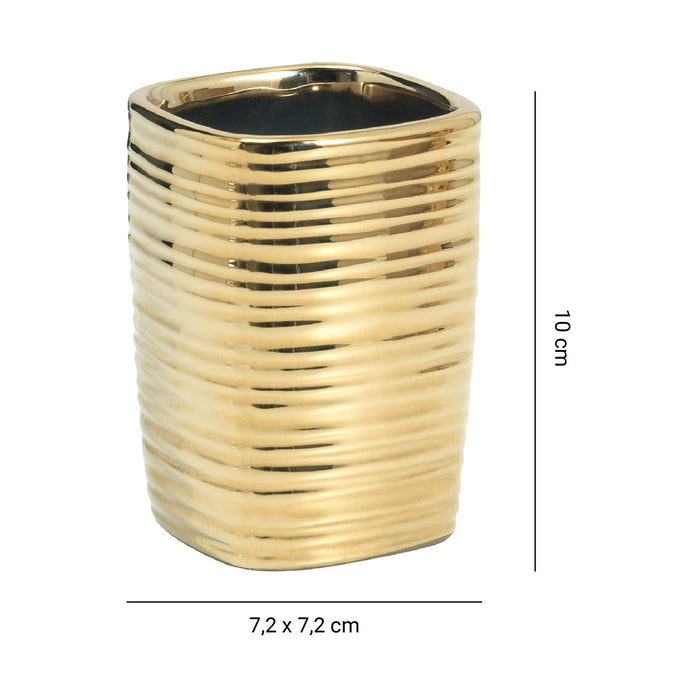 GEDY KY988700000 KELLY Gold Toothbrush Holder