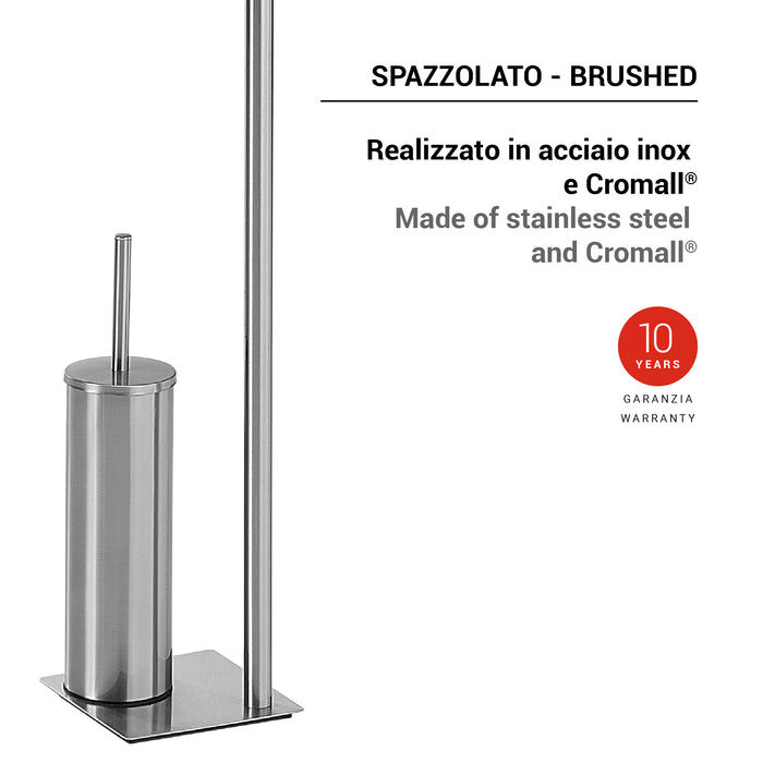 GEDY TR323800000 TRILLY Towel Rail and Standing Column Brushed
