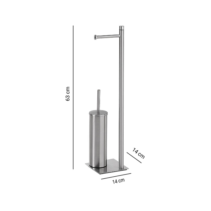 GEDY TR323800000 TRILLY Towel Rail and Standing Column Brushed
