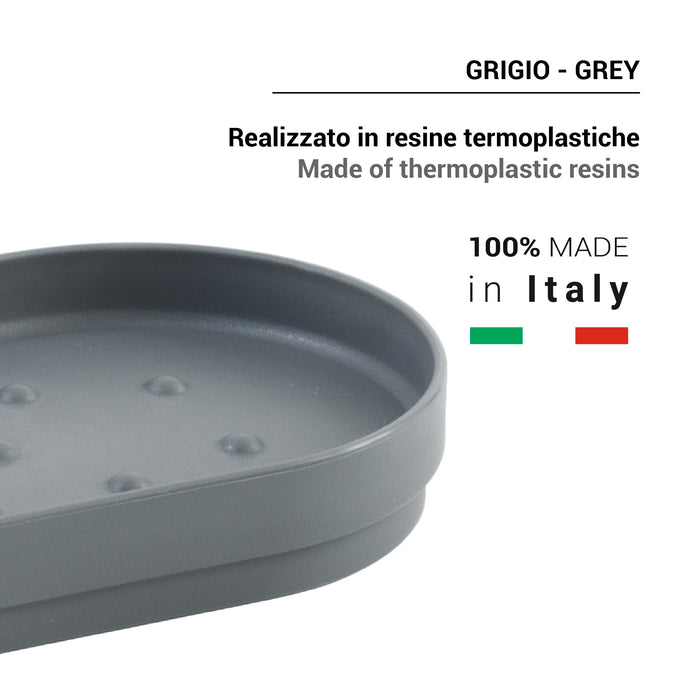 GEDY SH110800300 SHARON Gray Soap Dish