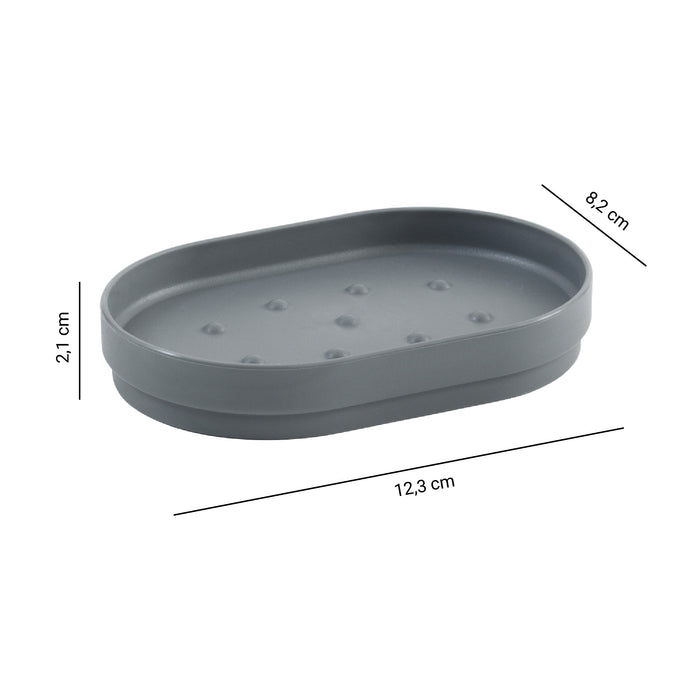 GEDY SH110800300 SHARON Gray Soap Dish