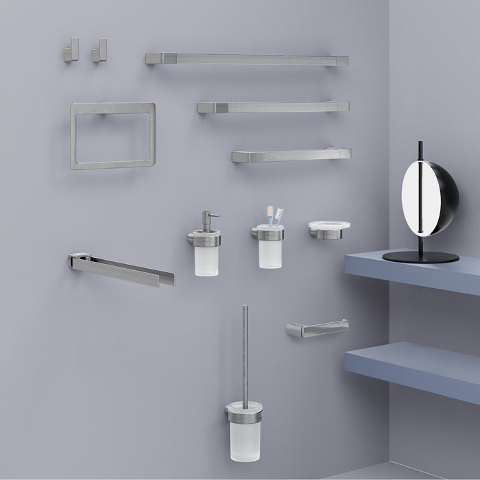 GEDY PI233800000 PIRENEI Double Brushed Towel Rack
