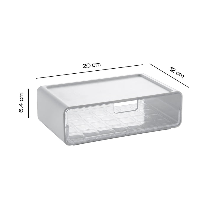 GEDY 63022200300 SEVENTY Stackable Box White