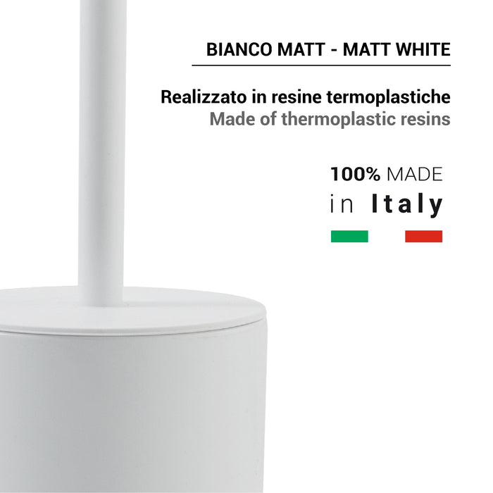 GEDY SH330200300 SHARON Matte White Toilet Brush Holder