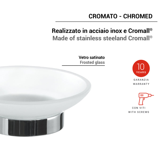GEDY TN111300000 TONALE Chrome Soap Dish
