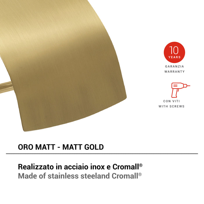 GEDY TN258800000 TONALE Mate Gold Roll Holder