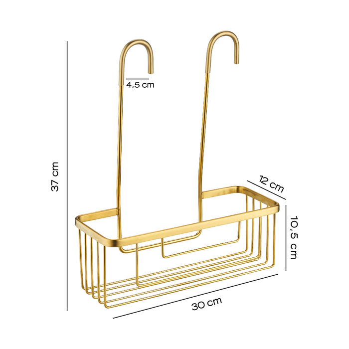 GEDY 24898800000 Matte Gold Sponge Holder