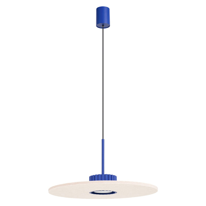 SOLLUX SL.2693 Lámpara colgante OVO 1 ultramaryna/beżowa filc Gx53