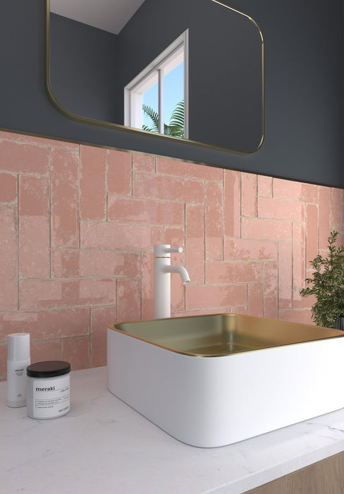 DUNE ANTIGA TEJA 6,9x24 Azulejo Pasta Blanca