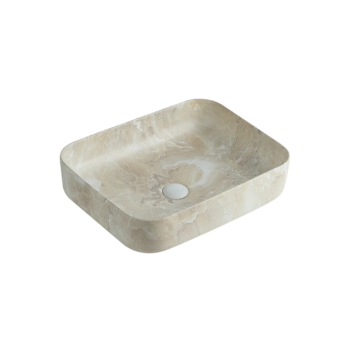 BhD 7057 DALLAS Lavabo Rectangular Travertino Sobre Encimera