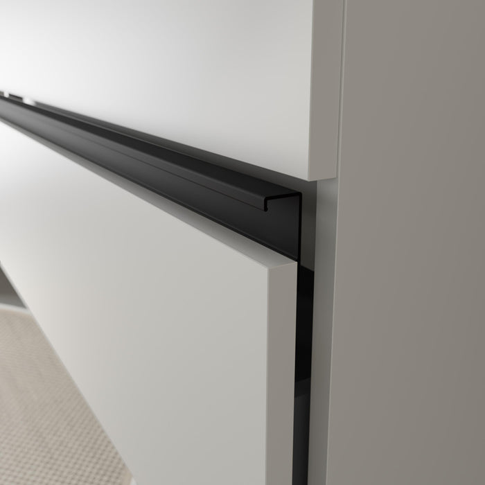 SALGAR 116053 BEQUIA PLUS METAL Mueble de Baño 1 poza Porcelana 120cm Blanco Mate