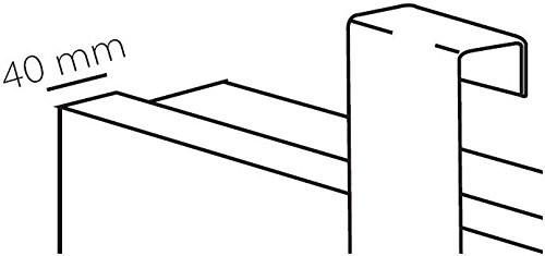 GEDY 21231300100 Hotellerie Percha cuádruple Cromo