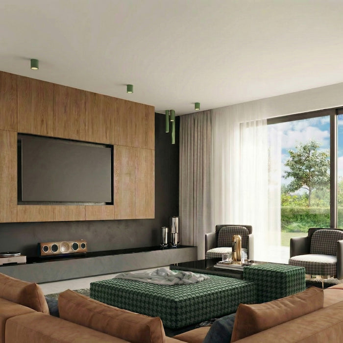 SOLLUX SL.2077 Plafón LAGOS 20 verde oliva