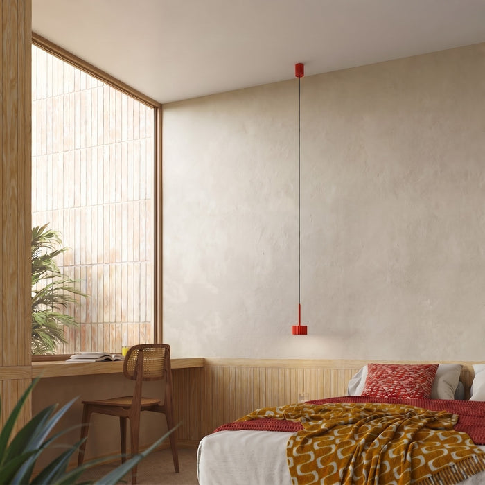 SOLLUX SL.2689 Lámpara colgante AURA 1 rojo Gx53