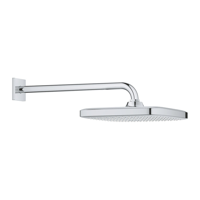 GROHE 26 682 000 TEMPESTA 250 Cube Shower set with 380 mm wall arm, 1 jet Chrome