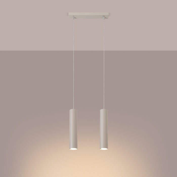 SOLLUX SL.1480 Lámpara colgante LAGOS 2 beige beige