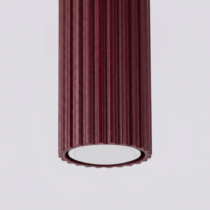 SOLLUX SL.1917 Plafón KARBON 10 burdeos
