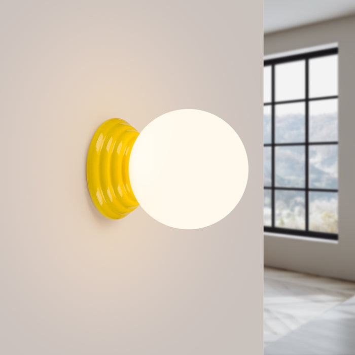 SOLLUX SL.1892 Aplique ZORI amarillo IP44 amarillo