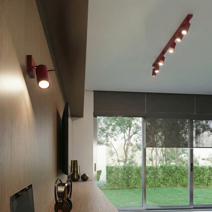 SOLLUX SL.2160 Plafón RING 2 burdeos