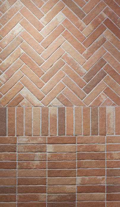 MIJARES 623 TOSCA TEJA Baldosa 6,2x23,5 Porcelánico Esmaltado