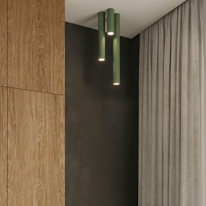 SOLLUX SL.2071 Plafón LAGOS 10 verde oliva