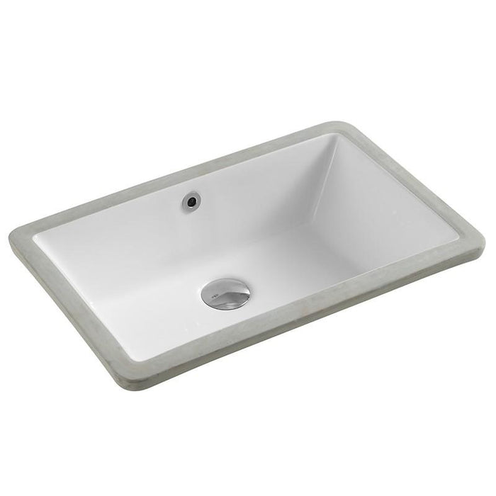 AQUORE 385359 NUE 53BE Lavabo Bajo Encimera Blanco