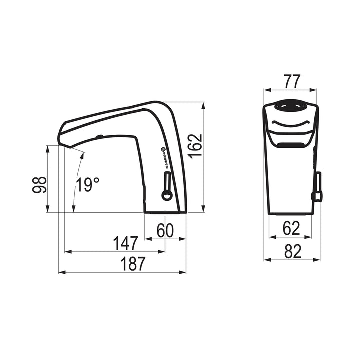 PRESTO 79150 Domo Touch LM Cromo