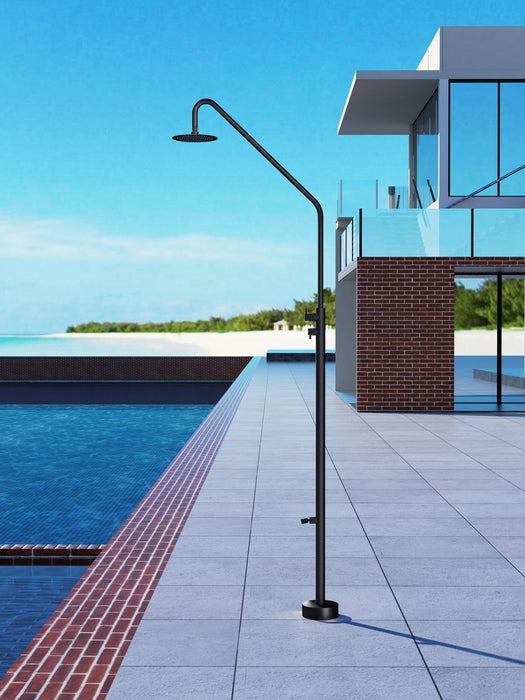 POOLIMEX GPD003/ANG DAKOTA Grifería De Piscina Acero S.316 Negro Mate