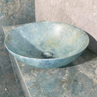 DUNE 188731 AMAZONITE Lavabo Sobre Encimera 40X40X15