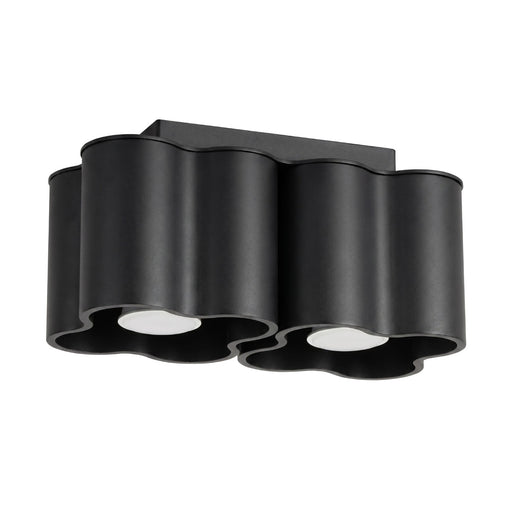 SOLLUX SL.3338 Lámpara De Techo Ovio 2 Negra Gu10