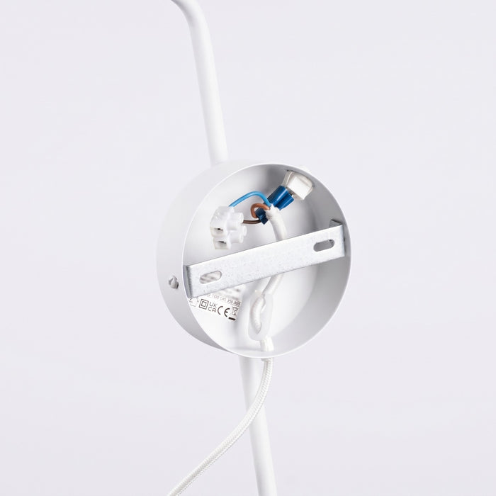 SOLLUX SL.2491 Aplique de pared NOX 1 blanco con interruptor